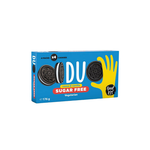 Sugar Free DUO Cocoa & Vanilla Cookies 176g