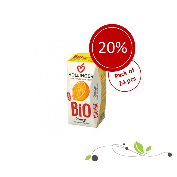 Organic Orange Juice 200ml (Pack of 24 pcs)