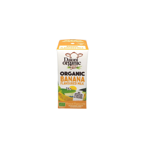 Organic Banana Semi skimmed Milk (200ml)