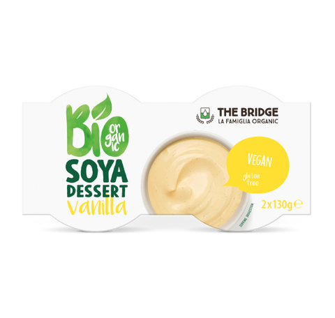 Organic Gluten Free Soya Dessert Vanilla 2*130g