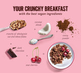 Organic Crunchy Muesli with Cocoa-Sour Cherry (325g)