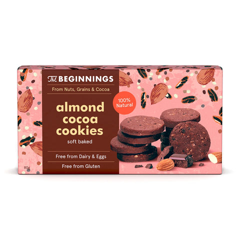 Gluten Free Almond Cocoa Cookies 80g