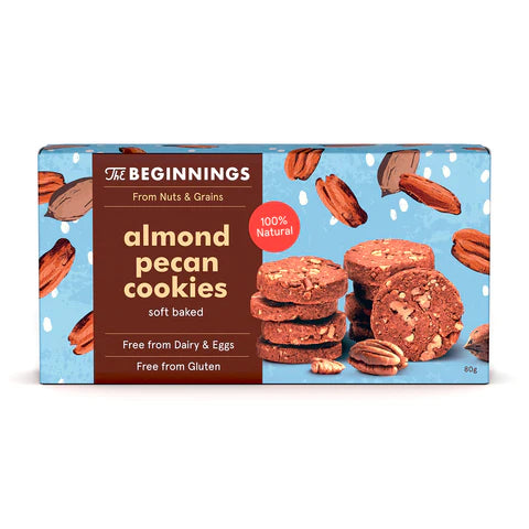 Gluten Free Almond Pecan Cookies 80g