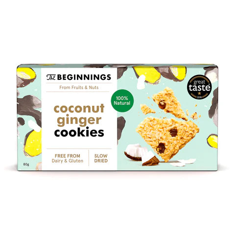 Gluten Free Coconut Ginger Cookies 80g