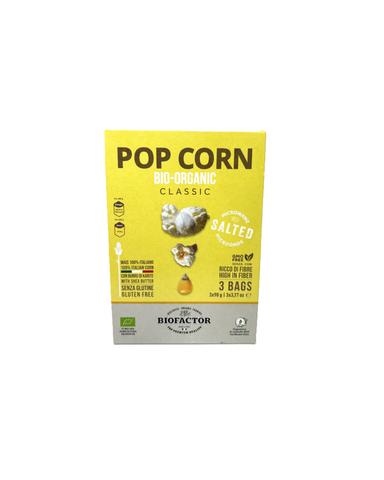 Organic Microwave Classic Yellow Popcorn 3*90g