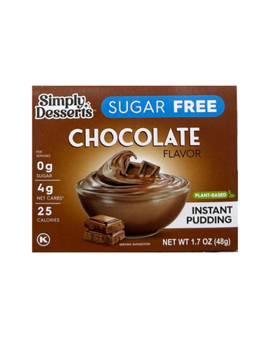 Sugar Free Gluten Free Chocolate Instant Pudding 48g