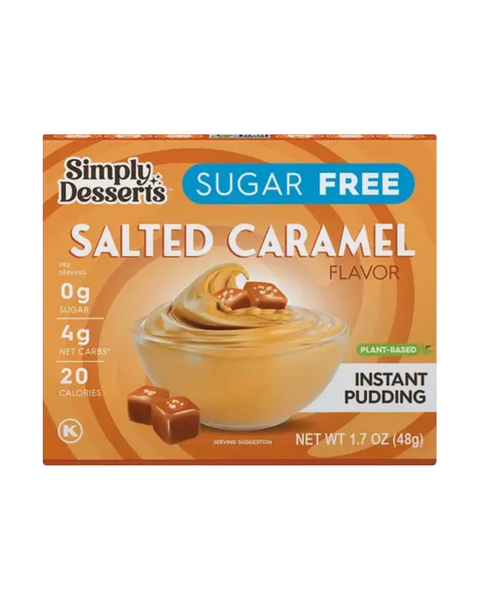 Sugar Free Gluten Free Salted Caramel Instant Pudding 48g
