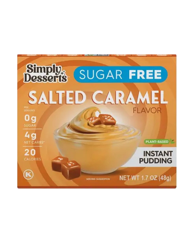 Sugar Free Gluten Free Salted Caramel Instant Pudding 48g