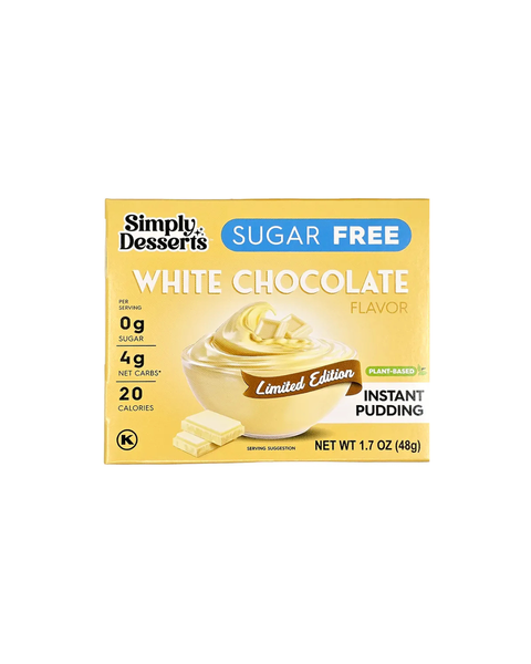 Sugar Free Gluten Free White Chocolate Instant Pudding 48g