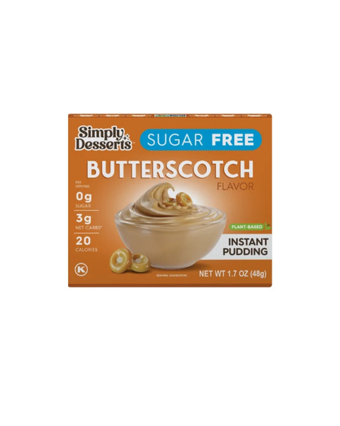 Sugar Free Gluten Free Butterscotch Instant Pudding 48g