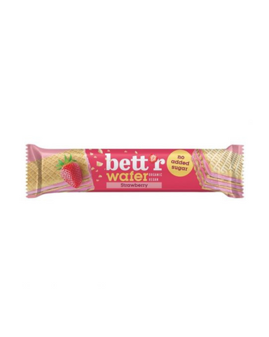 Organic Sugar Free Wafer with Cashew & Strawberry 30g
