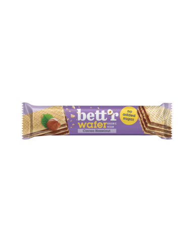 Organic Sugar Free Wafer with Hazelnut & Cacao 30g