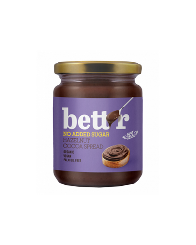 Organic sugar free Hazelnut Spread 250g