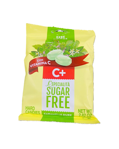 Sugar Free Gluten Free Herbs & Lemon C+ Hard Candies 80g