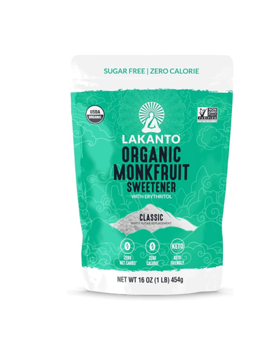 Organic Monk Fruit Sweetener Classic 454g