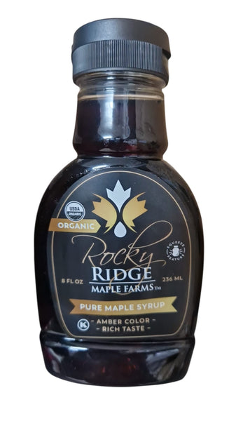 Organic Maple Syrup Amber Color PET 236ml 8oz