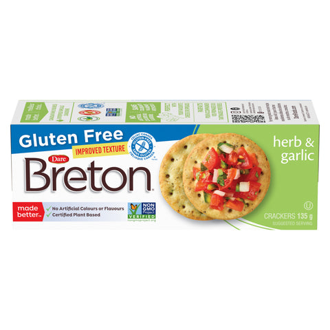 Breton Gluten Free Herb & Garlic Bites 135g