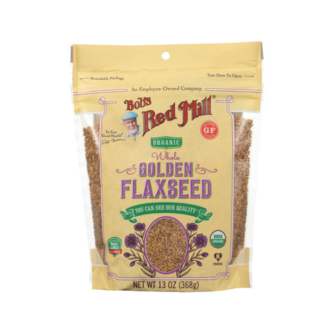 Organic Gluten Free Golden Flaxseed (368g)