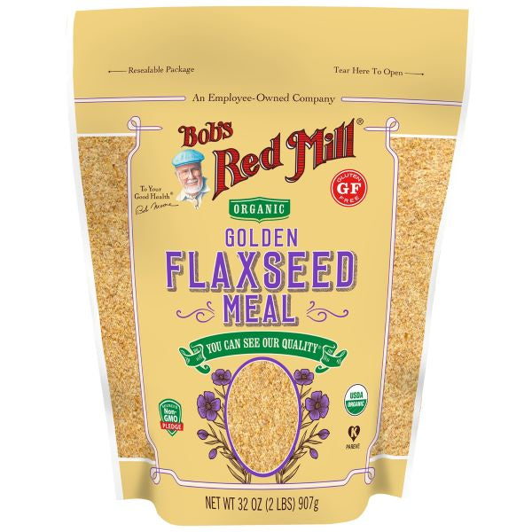 Organic Gluten Free Golden Flax Seed Meal (907g)