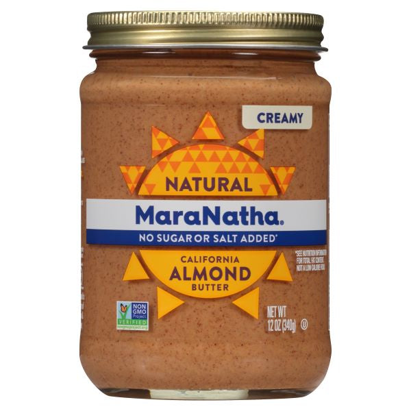 Organic no Salt no Sugar added Creamy Almond Butter (340g)