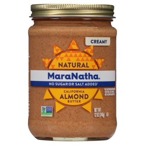 Organic no Salt no Sugar added Creamy Almond Butter (340g)