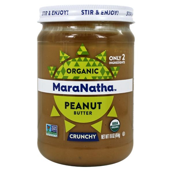 Organic Crunchy Peanut Butter (454g)