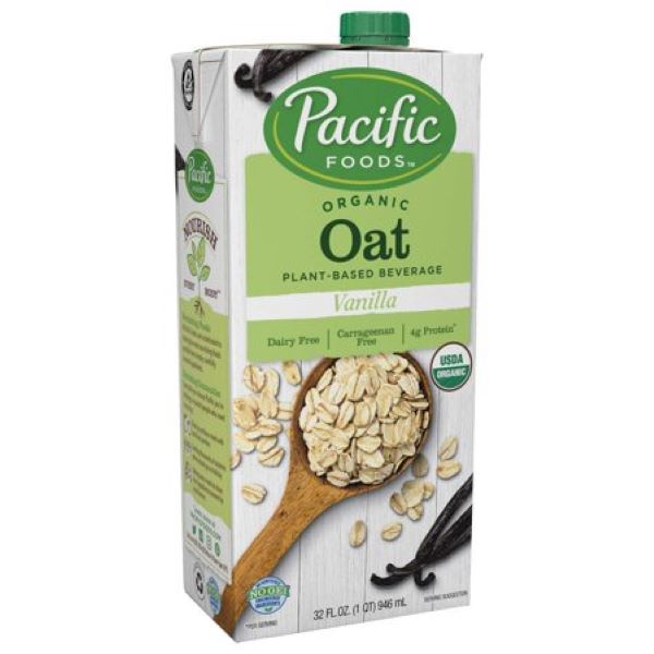 Organic  Oat Low Fat Vanilla (946ml)