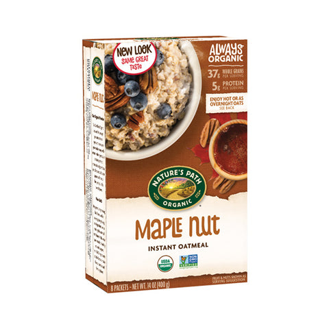 Organic Maple Nut Hot Oatmeal (400g)
