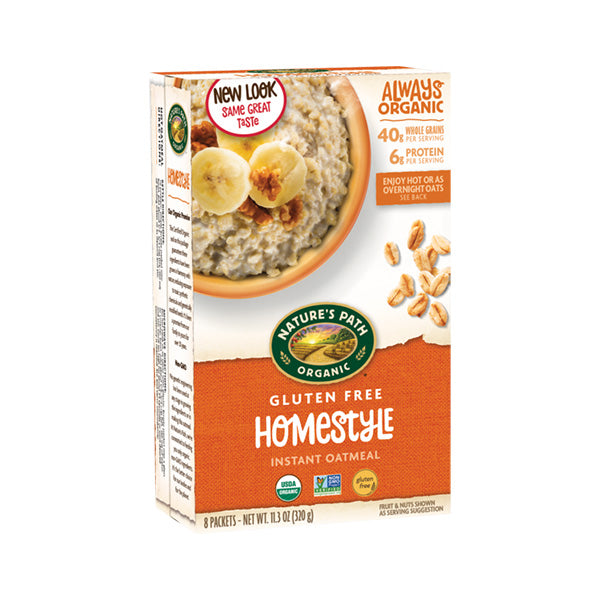 Organic Gluten Free Hot Oatmeal Homestyle (320g)