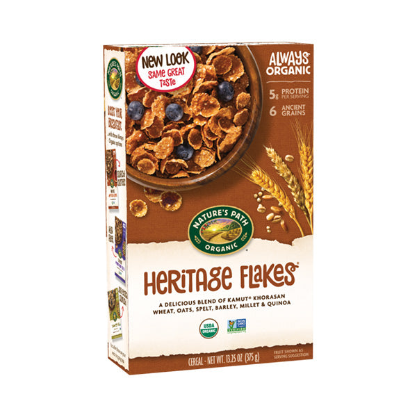 Organic Heritage Whole Grain Flakes (375g)