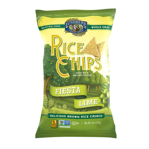 Organic Rice Chips Fiesta Lime (170g)