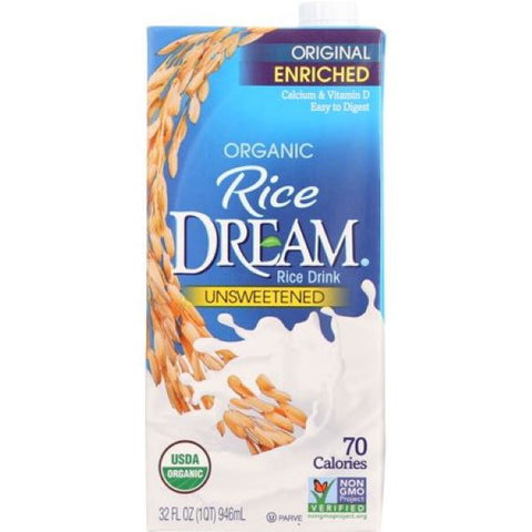 Organic Enriched Unsweetened Rice Drink  ( 946ml )