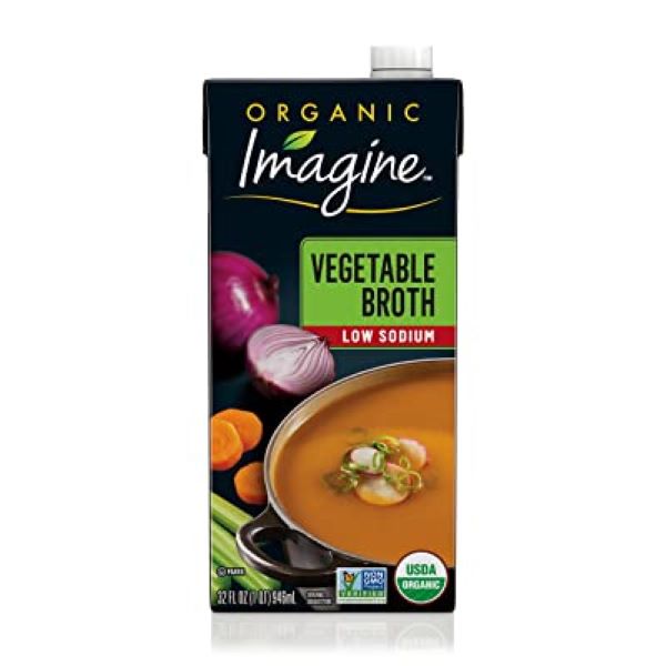 Organic  Low Sodium Vegetable Broth ( 946ml )
