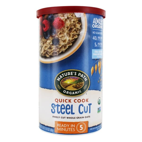 Organic Quick Cook Steel Cut Oat (680g)