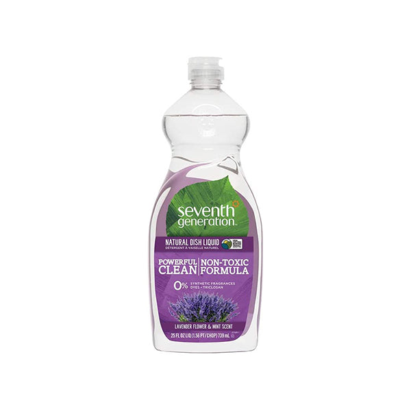 Natural Lavender & Mint Dish Liquid (739ml)