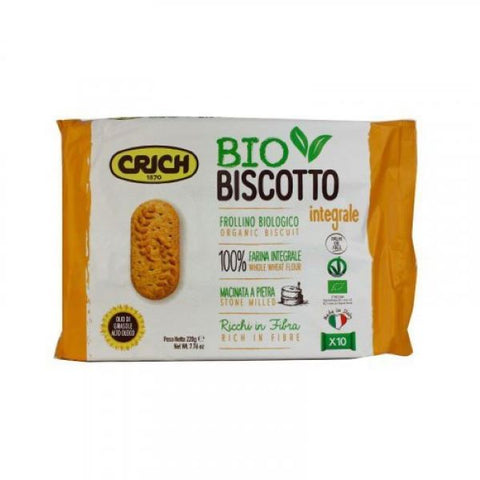 Organic  Whole Wheat Flour Frollini Biscuit (220g)