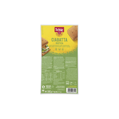 Gluten Free Cibattine Rustiche Bread (200g)