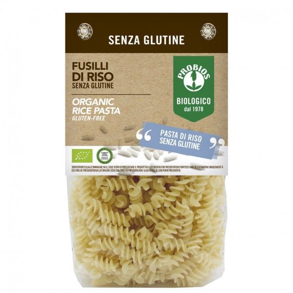 Organic  Gluten free Rice Fusilli  ( 400g )