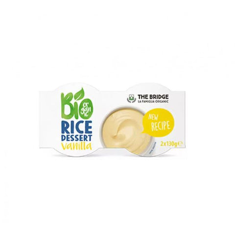 Organic Gluten Free Rice Dessert Vanilla (2*130g)