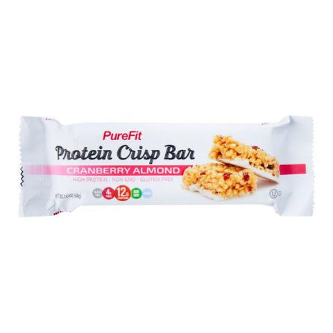 Gluten Free Cranberry Almond Protein Crispy Bar (40g)