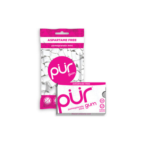 Gluten Free Sugar Free Pmoegranate Mint Gum (9PC)