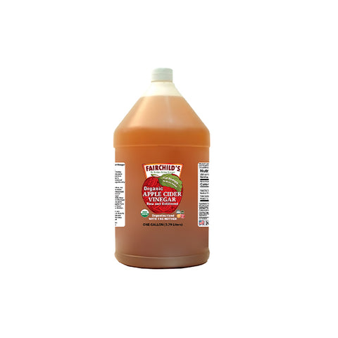 Organic Apple Cider Vinegar Raw & Unfiltered (3.79L)